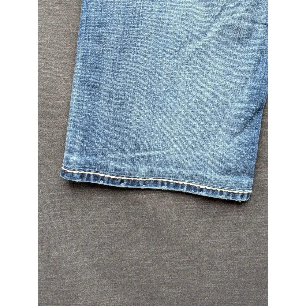 Rock Revival Ayden Slim Boot Jeans Men's Size 38 Embroidered Stretch 27